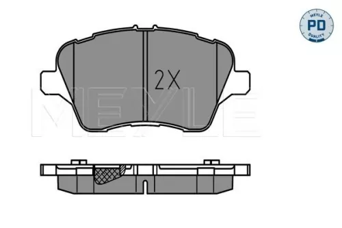 MEYLE Brake Pad Set, disc brake (0252513417/PD)
