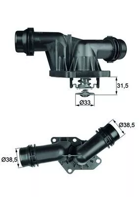 MAHLE Thermostat, coolant (TI2585)