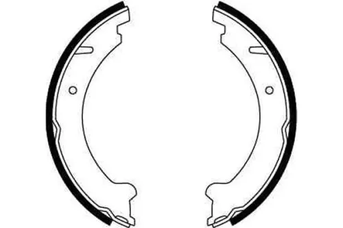 TRW Brake Shoe Set, parking brake (GS8599)