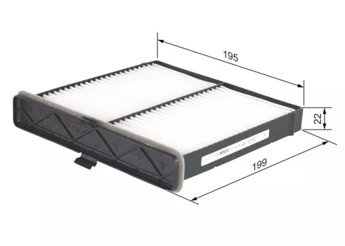 BOSCH Filter, cabin air (1987435085)