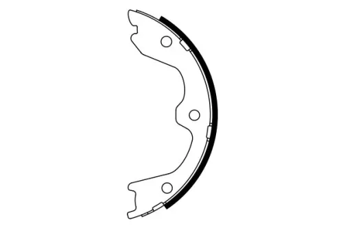 BOSCH Brake Shoe Set, parking brake (0986487941)