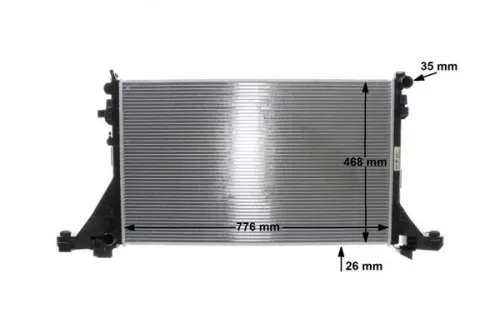 MAHLE Radiator, engine cooling (CR1770000S)