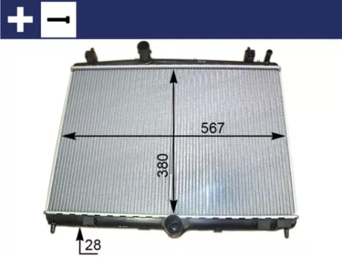 MAHLE Radiator, engine cooling (CR2113000S)