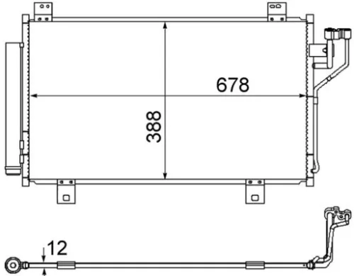 Condenser, air conditioning
