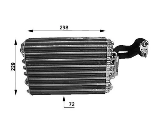 MAHLE Evaporator, air conditioning (AE31000S)