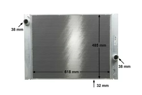 MAHLE Radiator, engine cooling (CR1067000P)