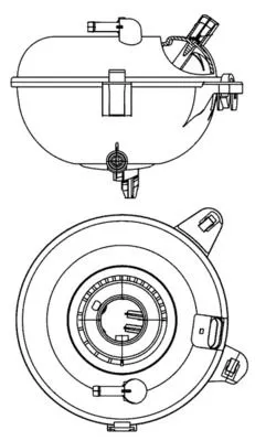 MAHLE Expansion Tank, coolant (CRT21000S)