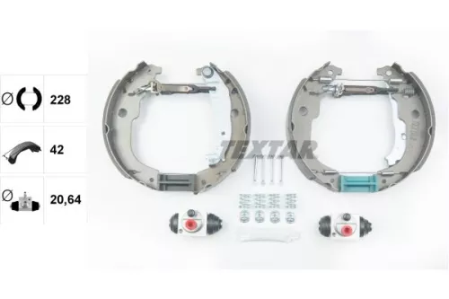TEXTAR Brake Shoe Set (84067201)
