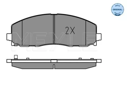 MEYLE Brake Pad Set, disc brake (0252537919)