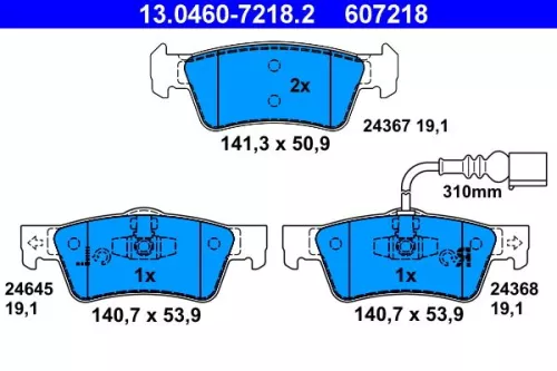 Brake Pad Set, disc brake