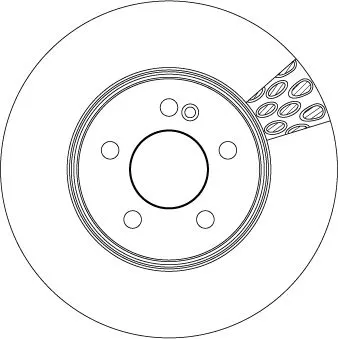 TRW Brake Disc (DF6641S)