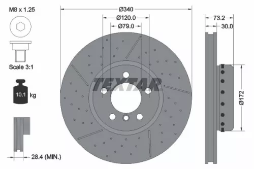 TEXTAR Brake Disc (92265025)