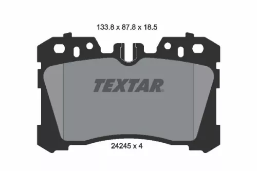 TEXTAR Brake Pad Set, disc brake (2424501)