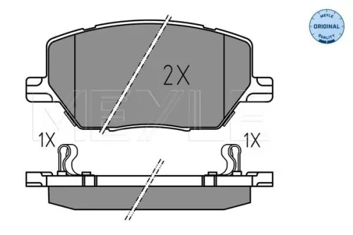 MEYLE Brake Pad Set, disc brake (0252216520)