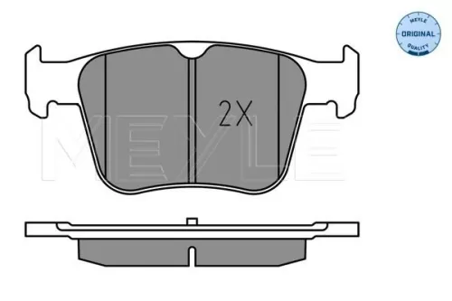 MEYLE Brake Pad Set, disc brake (0252500916)
