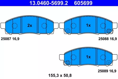 Brake Pad Set, disc brake