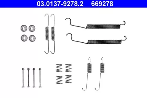 Accessory Kit, brake shoes