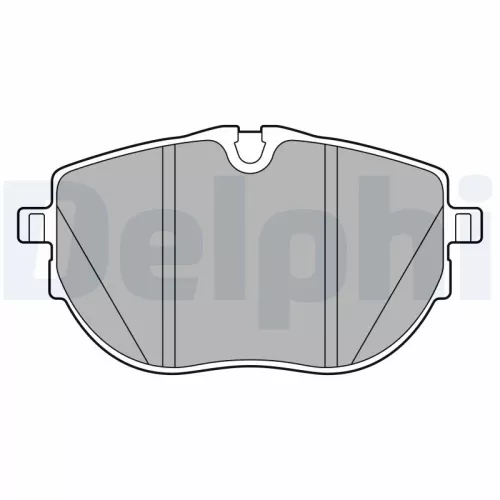 DELPHI Brake Pad Set, disc brake (LP3651)