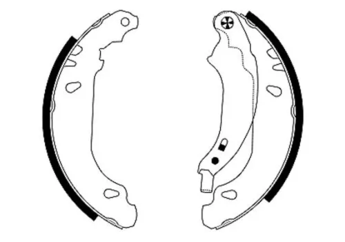 TEXTAR Brake Shoe Set (91053700)