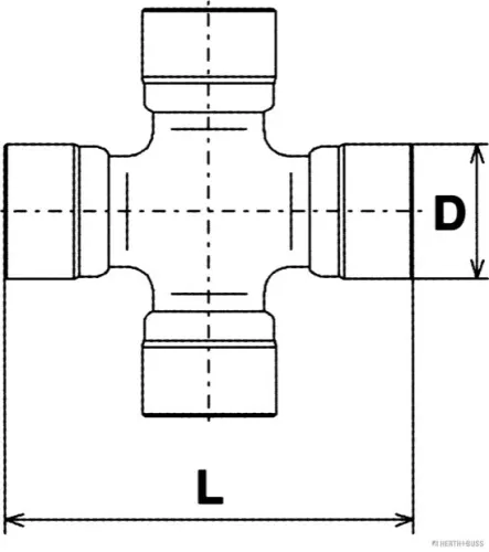 HERTH+BUSS JAKOPARTS Joint, propshaft (J2920502)