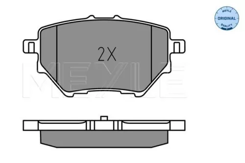 MEYLE Brake Pad Set, disc brake (0252583917)