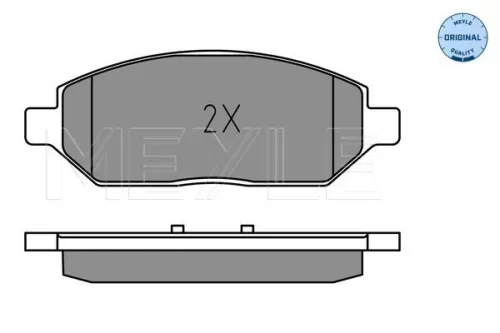 MEYLE Brake Pad Set, disc brake (0252232618)