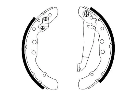TEXTAR Brake Shoe Set (91044400)