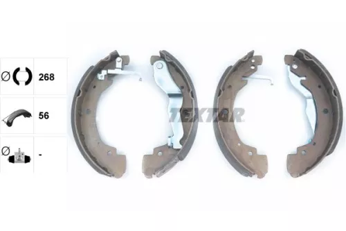 TEXTAR Brake Shoe Set (91044600)