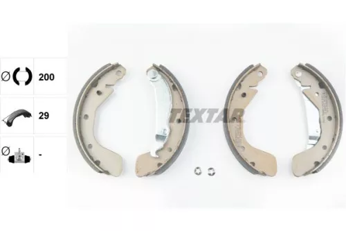 TEXTAR Brake Shoe Set (91044800)