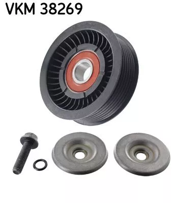 SKF Deflection/Guide Pulley, V-ribbed belt (VKM38269)