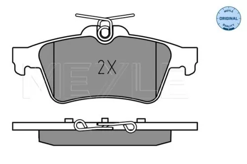 MEYLE Brake Pad Set, disc brake (0252521817)