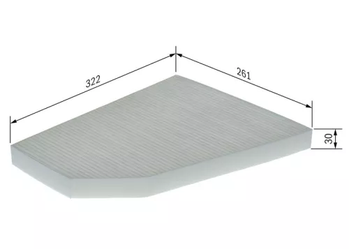 BOSCH Filter, cabin air (1987435152)