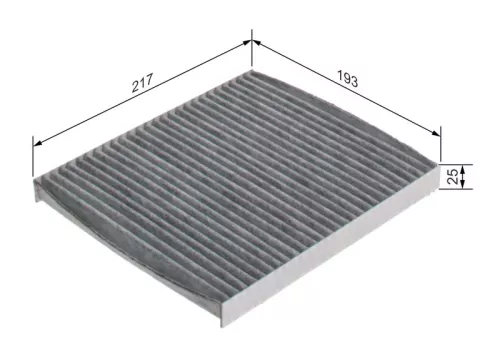 BOSCH Filter, cabin air (1987435595)