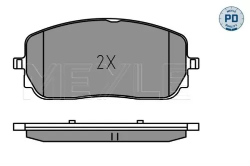 MEYLE Brake Pad Set, disc brake (0252294419/PD)