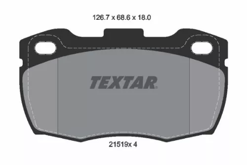TEXTAR Brake Pad Set, disc brake (2151901)