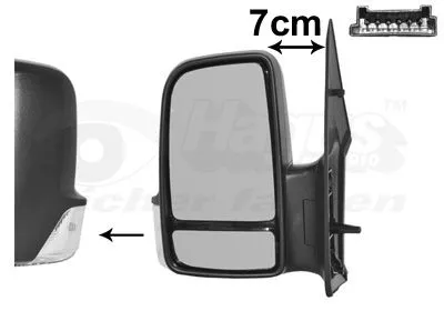 VAN WEZEL Exterior Mirror (5862807)