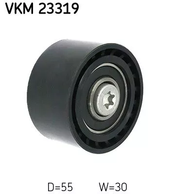 SKF Deflection Pulley/Guide Pulley, timing belt (VKM23319)