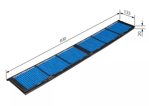 BOSCH Filter, cabin air (0986628608)