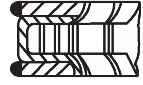 MAHLE Piston Ring Kit (081RS001110N0)