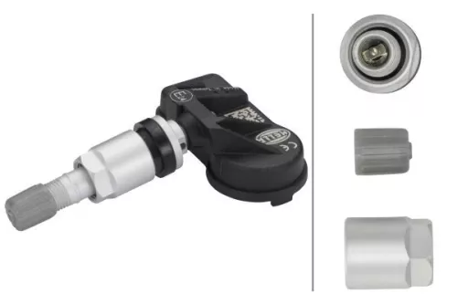 HELLA Wheel Sensor, tyre-pressure monitoring system (6PP358139-551)