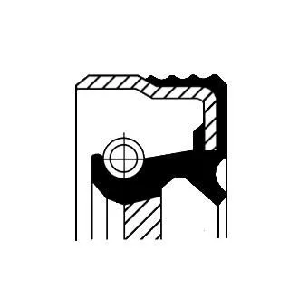 CORTECO Shaft Seal, injector pump (12015093B)