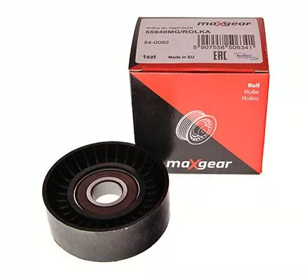 MAXGEAR Tensioner Pulley, V-ribbed belt (54-0082)