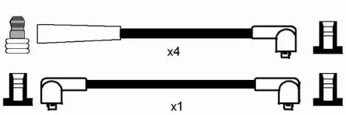 NGK Ignition Cable Kit (0759)