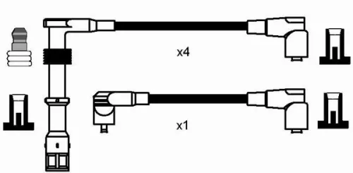 NGK Ignition Cable Kit (7709)