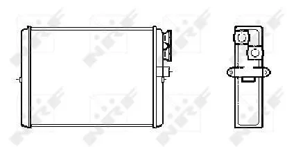 NRF Heat Exchanger, interior heating (53559)