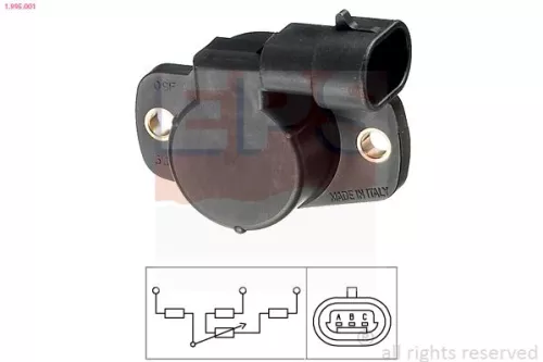Sensor, throttle position