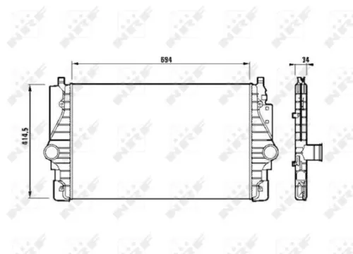 NRF Charge Air Cooler (30873)