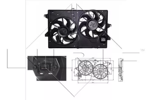 Fan, engine cooling