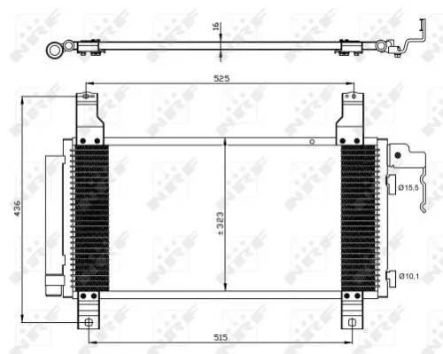 NRF Condenser, air conditioning (35464)