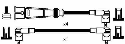 NGK Ignition Cable Kit (0950)